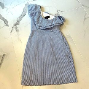 J.Crew One Shoulder Dress